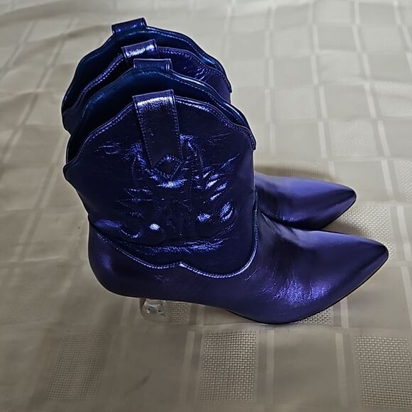 Katy Perry's The Annie-O Bootie Western Purple Size 7.5M - Picture 16 of 16